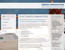 Tablet Screenshot of compass-communications.de